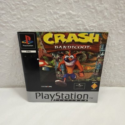 Crash Bandicoot Sony PlayStation 1, 1996) PS1 nur Anleitung 