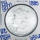 1885 BU UNCIRCULATED MORGAN SILVER DOLLAR AUTHENTIC U.S. MINT FREE SHIPPING 6316