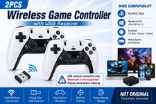 2PCS Contrôleurs de jeux sans fil universels USB Récepteur pour PC Android TV boîte