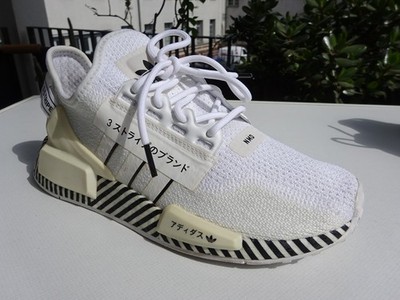 ADIDAS FY2108 NMD R1 V2 Dazzle Pack Cloud White Sneaker Gr.37 1/3(UK4,5) f.Neuw