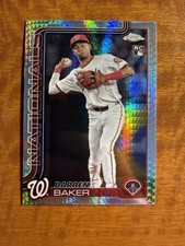 2025 Topps Chrome #231 Darren Baker RC Rookie Prism Refractor
