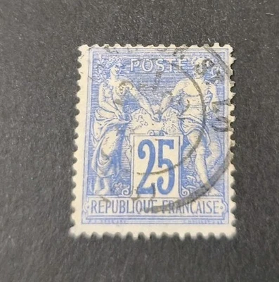 ALBUM#48 TIMBRE FRANCE TYPE SAGE 68 OBL CAD ST LO COTE 85€ - Photo 1/2