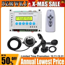 SZMWKJ Solar Panel Tracking LCD Dual Axis Solar Tracker Controller W/ Anemometer