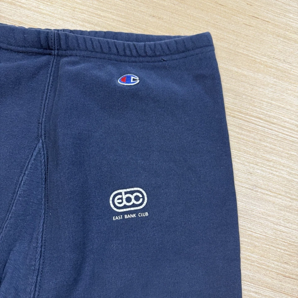 Vintage Champion Reverse Weave Shorts Sweat 90s East Bank Club Chicago Gym M - Image 3 of 4