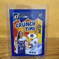 2025 Panini Donruss WNBA Kelsey Plum Blue Press Proof Crunch Time #8 - Sparks