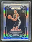 2023-24 Panini Prizm Monopoly Victor Wembanyama RC Silver Rookie #81 Spurs