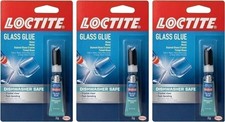 Loctite Glass Glue, Dishwasher Safe, Dries Clear  Fast Bonding, Works on...