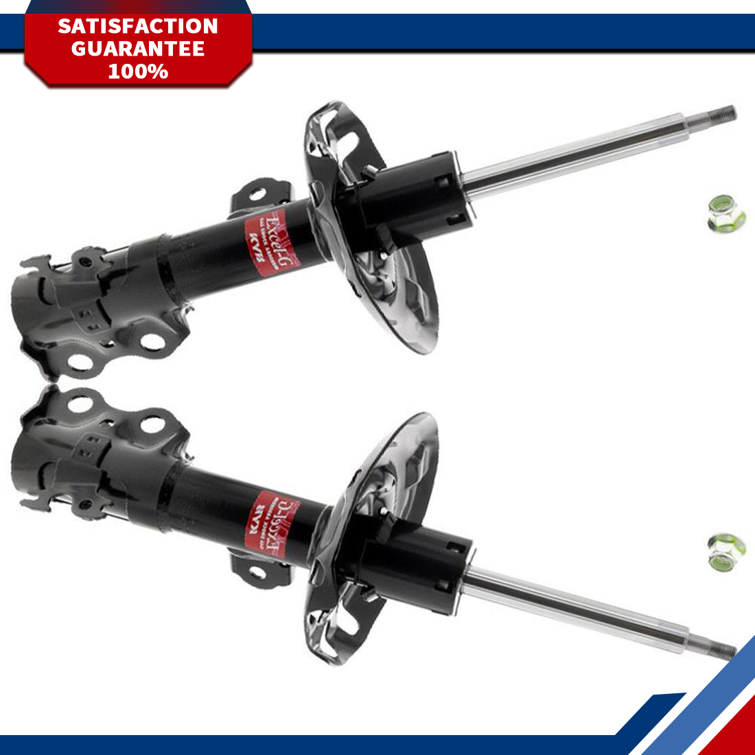 KYB Front Left Right Struts For 2019-2022 Toyota Corolla 2.0L with