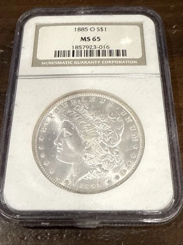 1885-O $1 Morgan Silver Dollar Coin NGC MS65