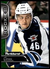 2016-17 PARKHURST ROOKIE GREEN J.C. Lipon - Rookie Winnipeg Jets #357