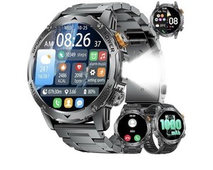 LIGE EF12-G Military Smart Watch Bluetooth Calling Rugged New Open Box