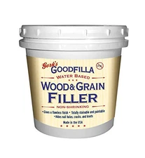 Water-Based Wood & Grain Filler (Trowel Ready) - Walnut - 1 Quart By Goodfill...