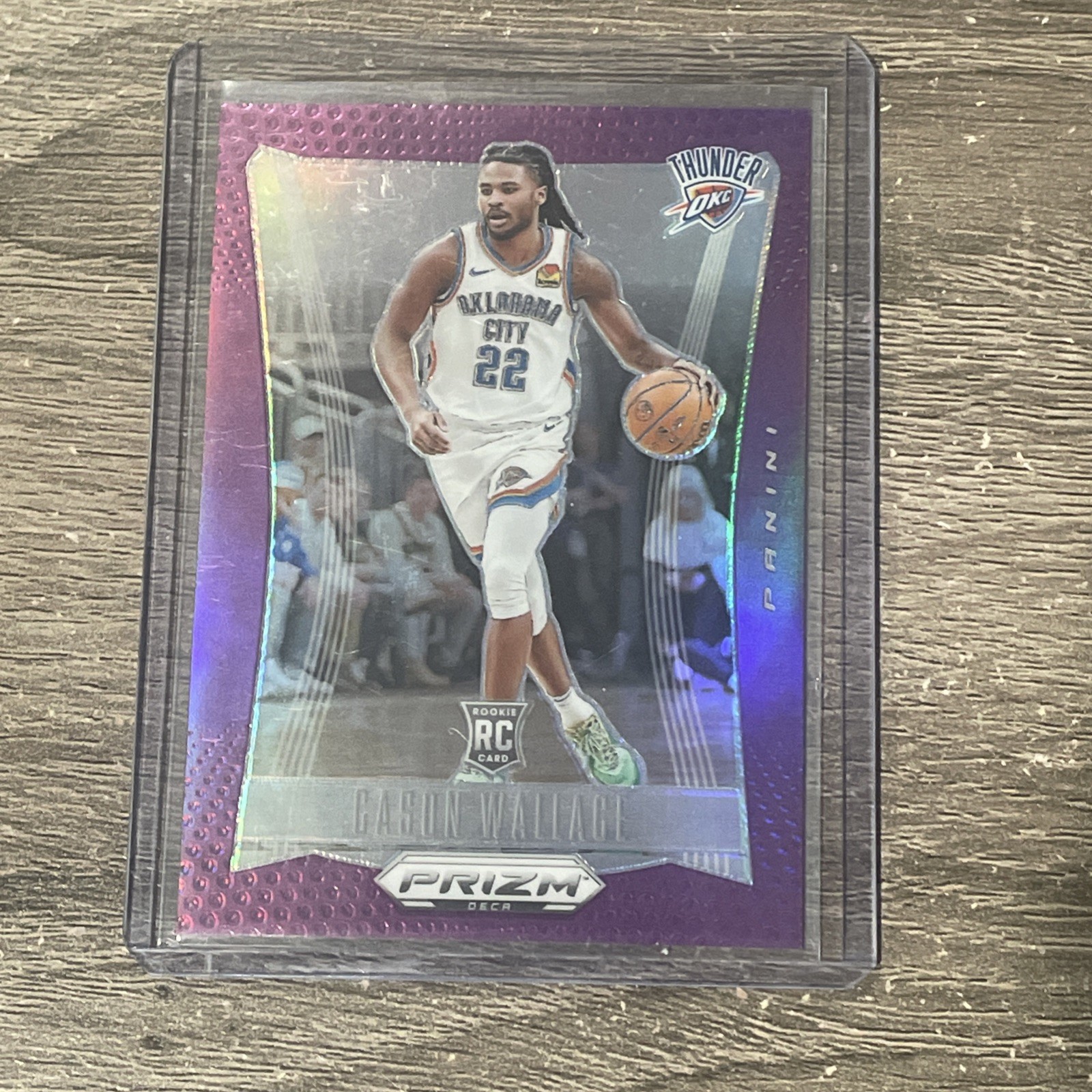 2023-24 Panini Prizm Deca #146 Cason Wallace Prizms Purple #/99