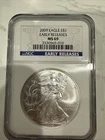 2009 American Silver Eagle NGC MS69 Early  Release