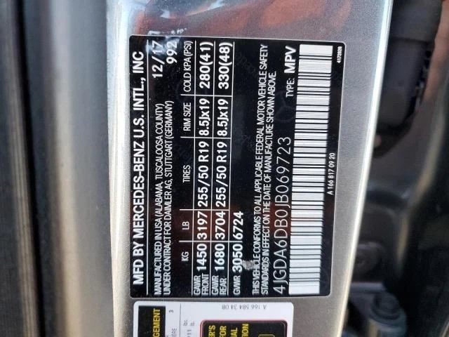 Mercedes-Benz GLE 350     2018 Seat Rear 1699867 - Imagem 2 de 4