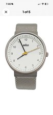 Braun BN0031 Men’s Watch Bauhaus Design Quartz Stainless Steel Mesh Band