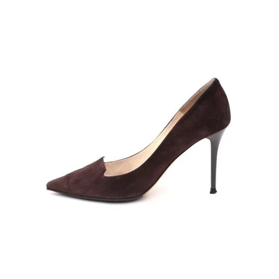 Jimmy Choo Suede Stiletto Women's Shoes kk48284539 152753571 [P] - Photo 1/4