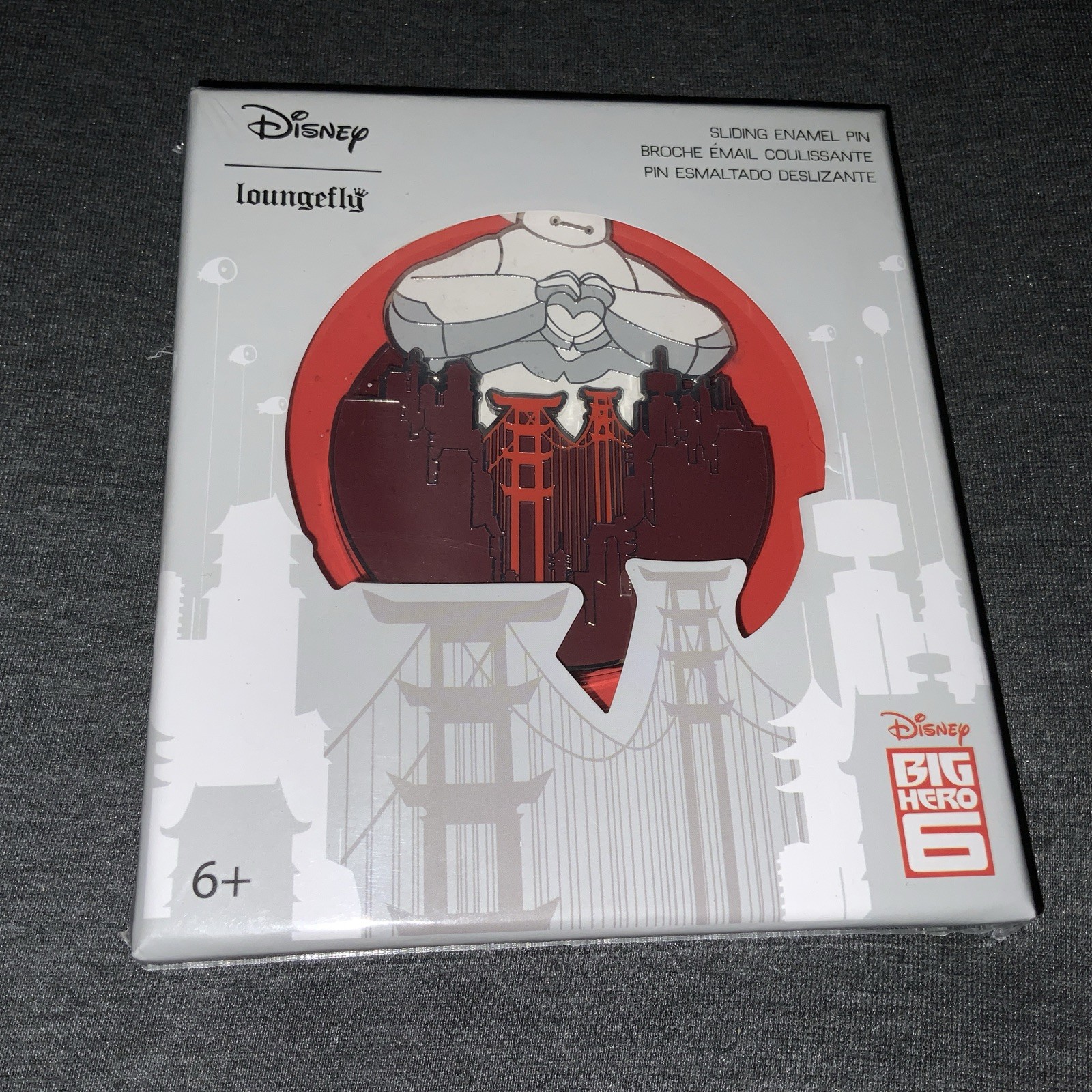 Loungefly Disney Big Hero 6 BAYMAX SAN FRANSOKYO LE1000 Pin SEALED - Pls Read