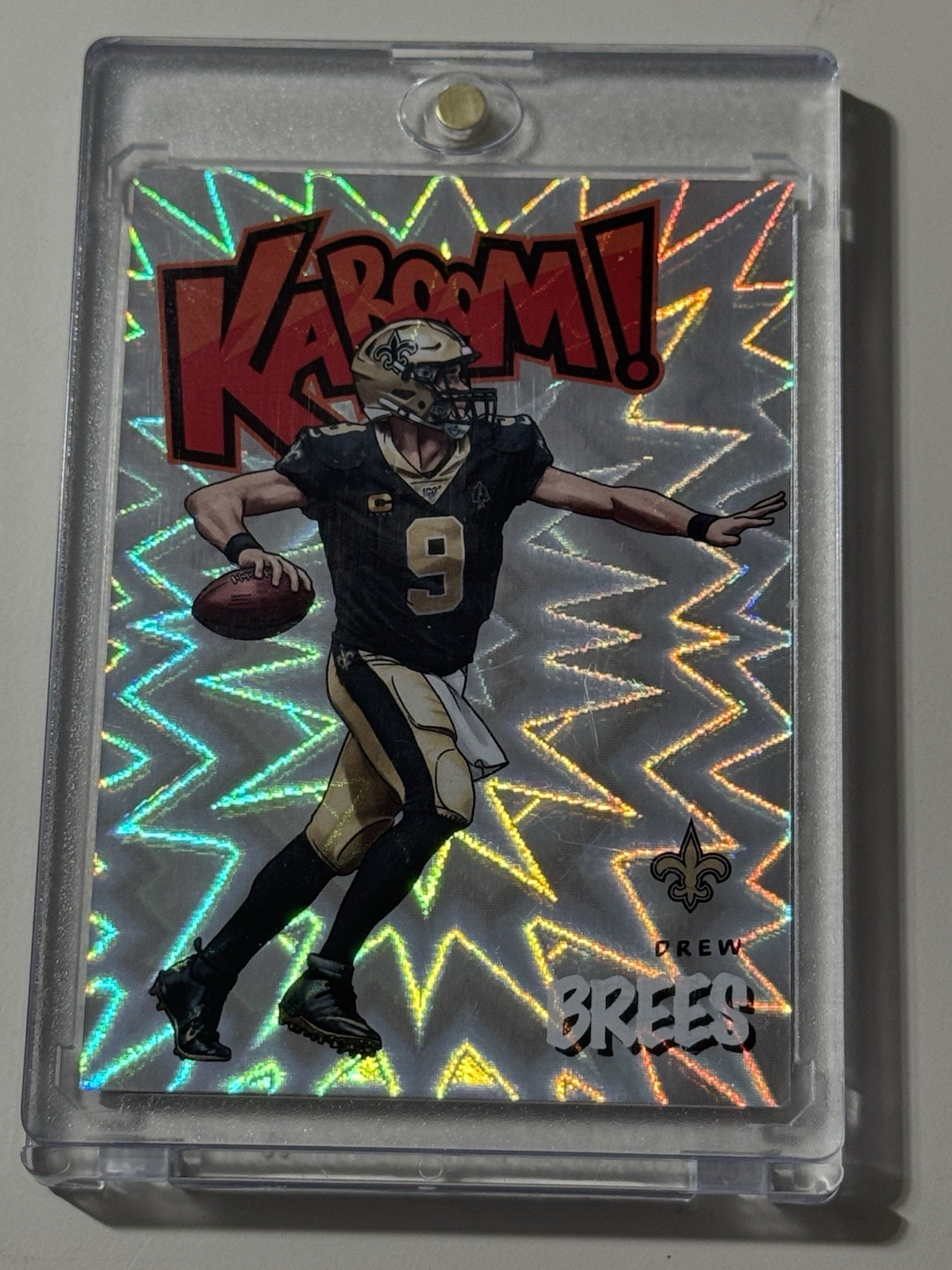 2020 Panini Absolute Drew Brees Vertical Kaboom! New Orleans Saints Case Hit