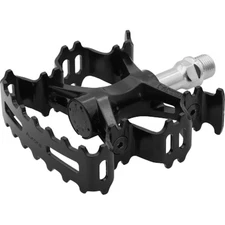 MKS (Mikashima) Bicycle pedals Aurora Black (Left and Right Set) 343g New Japan