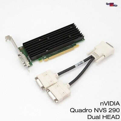 Nvidia Quadro NVS 290 Dual Head Graphic Card DVI DMS-59 Used