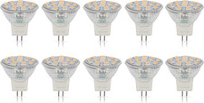LED MR11 Flood Light Bulbs 10 Pack 12V 3W 20W Halogen Replacement 2-Pin 240Lm