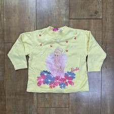 Vintage Barbie Long Sleeve Sweatshirt Youth Size 4 90s USA