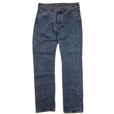 Levi's 501 Original Fit Medium Wash Straight Leg Denim Jeans Men's Size 30x32