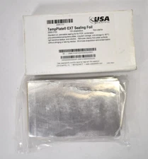 USA Scientific TempPlate EXT Sealing Foils 100 Sheets Non Sterile Standard Cut
