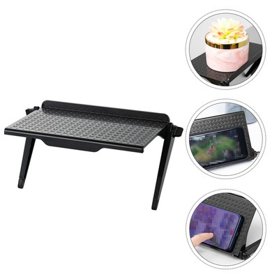  Bildschirm Regal Black TV Shelf Multi-functional Storage Rack