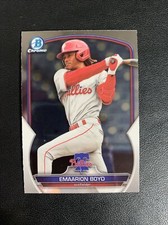 2023 Bowman Chrome Draft Emaarion Boyd Phillies 