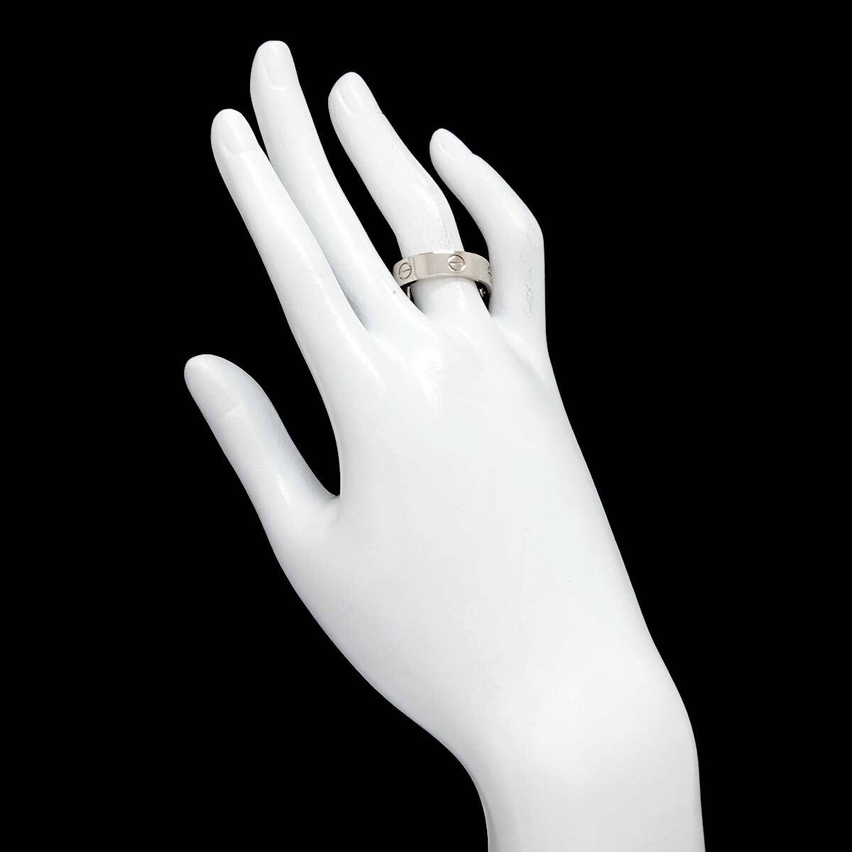 Cartier Love Ring 18K White Gold 750 size64 10.25(US Cartier Love Ring 18K White Gold 750 size64 10.25(US