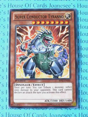 Super Conductor Tyranno BP02-EN046 Rare Yu-Gi-Oh Card 1st Edition