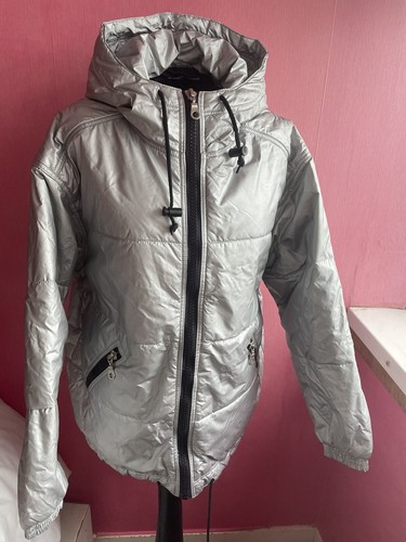 ladies miss selfridge Silver Jacket / Coat New With Tag