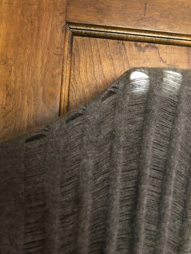 Maglione Skull Cashmere XS Donna Marrone Girocollo Cashmere Cropped Oversize - Foto 4 di 12