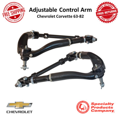 SPC Performance Front Upper Adjustable Control Arm Pair For 63-82 Chevy Corvette