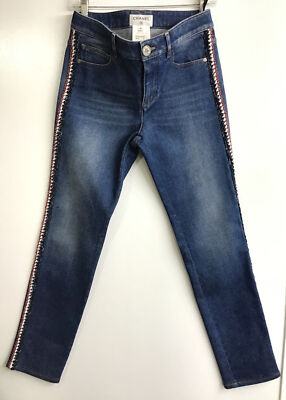CHANEL JEANS 白36 CHANEL JEANS 白36 CHANEL Light Washed Blue Denim Coco