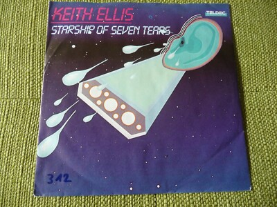 Keith Ellis Starship Of Seven Tears Love In The Sky 7'' Vinyl Single aus Sammlung