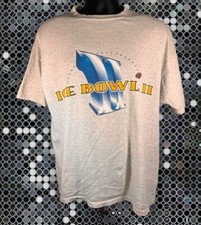 Vintage Ice Bowl ll Football Gray CSA T-Shirt Size Large