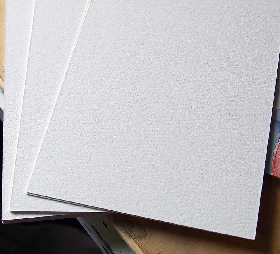 Watercolour Paper,100% Cotton 350gsm Artists Quality, Blank Flat Cards,20 sheets - image 2 of 4