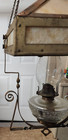 Antique Slag glass oil light — photo 7
