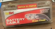 EVERSTART BATTERY CABLE SWITCH TO STARTER 24" 4 SAE GAUGE COPPER (0199) NUAKSF