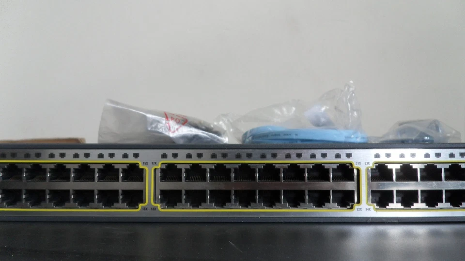 CISCO WS-C3750G-48PS-S 48-Port Gigabit Layer 3 POE Switch 3750G-48PS-S ios-15.0 - Image 4 of 4