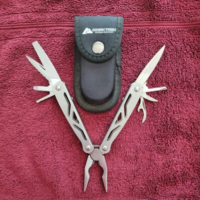 Ozark Trail 4'' Multi Tool 12 Tools in One Original blade edge
