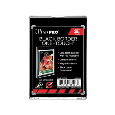 Ultra Pro Black Border ONE-TOUCH Magnetic Holder, schwarze Magnethülle 35 PT