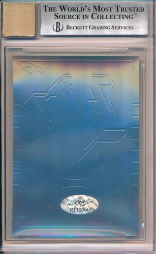 2018 Leaf Metal Perfect Game Gold Proof 1/1 CJ Abrams RC BGS 9 9.5 Subs 9 Auto - Picture 2 of 2