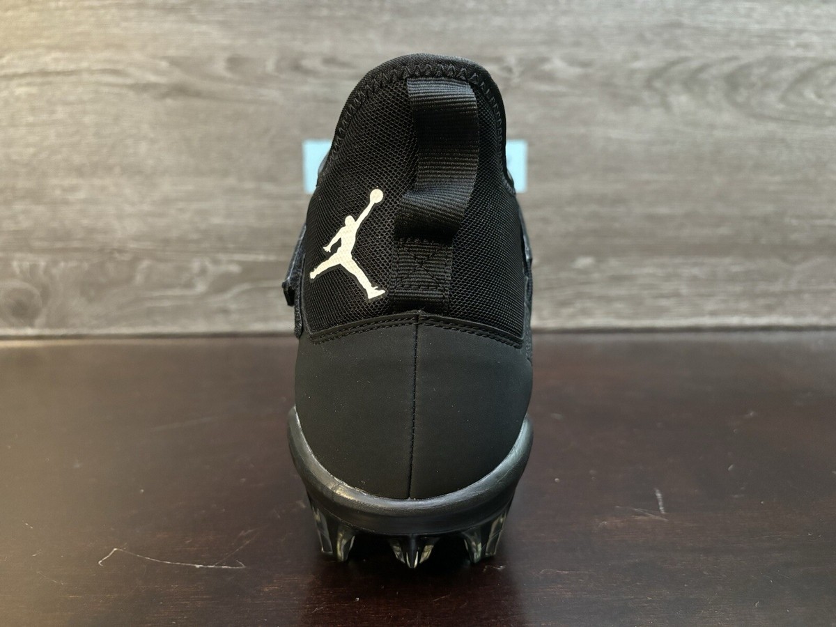 Jordan Men\'s Size 11.5 Alpha Menace Pro 2 Mid Football Cleats Black CV1676 003 Nike Jordan Alpha Menace Pro 2 Mid Football Cleats Black  main image 3