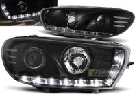 Scheinwerfer Paar VW Scirocco 08-14 Daylight LED Schwarz
