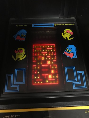 Used 1981 COLECO MIDWAY No. 2390 PAC-MAN TABLETOP MINI ARCADE - Tested & Working - Picture 19 of 20