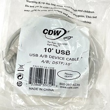 CDW F3U133-10-CDW USB 2.0 A/B Device Cable, D...